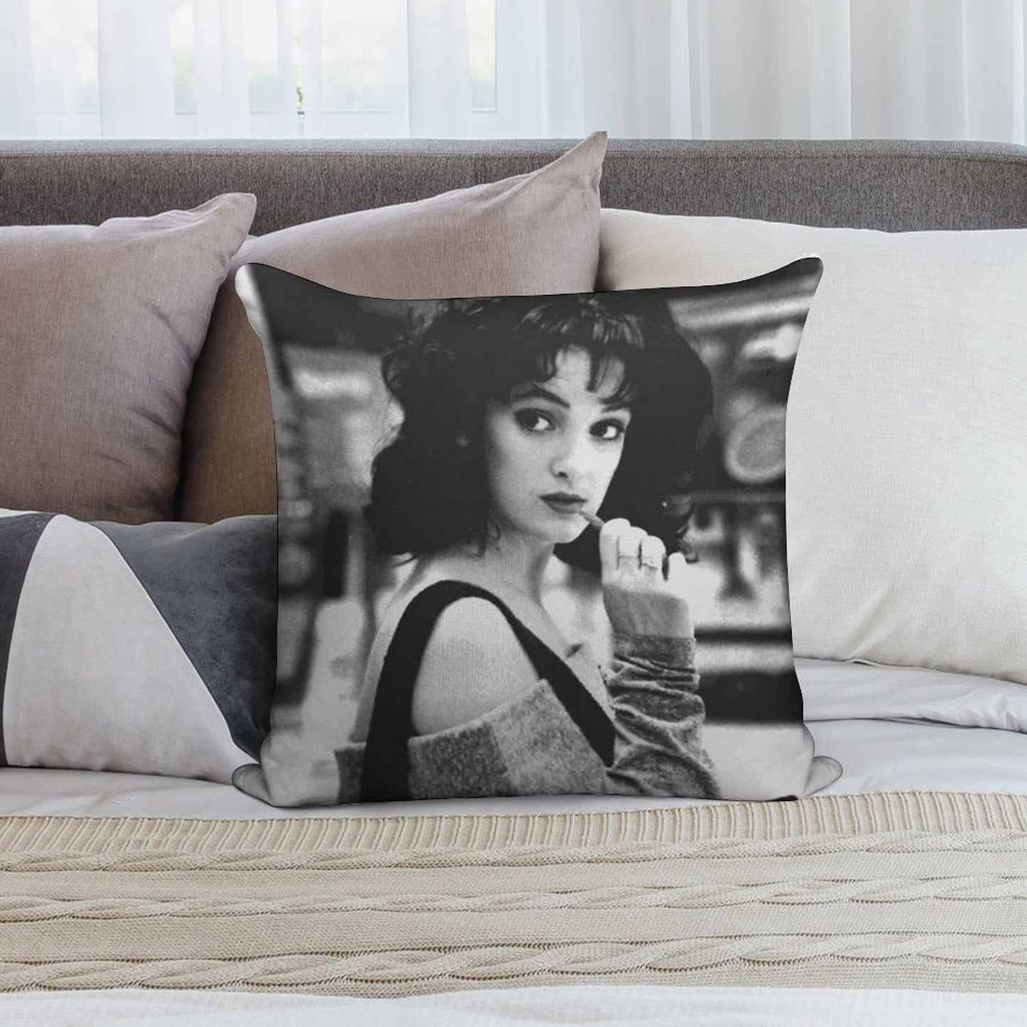 Heathers - Winona Ryder Soft Easy Maintenance Throw Pillow