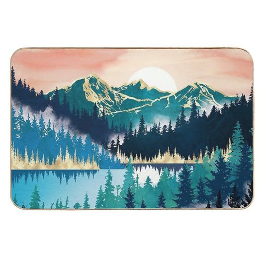 Lake Mist  Slip-Resistant Bath Mat
