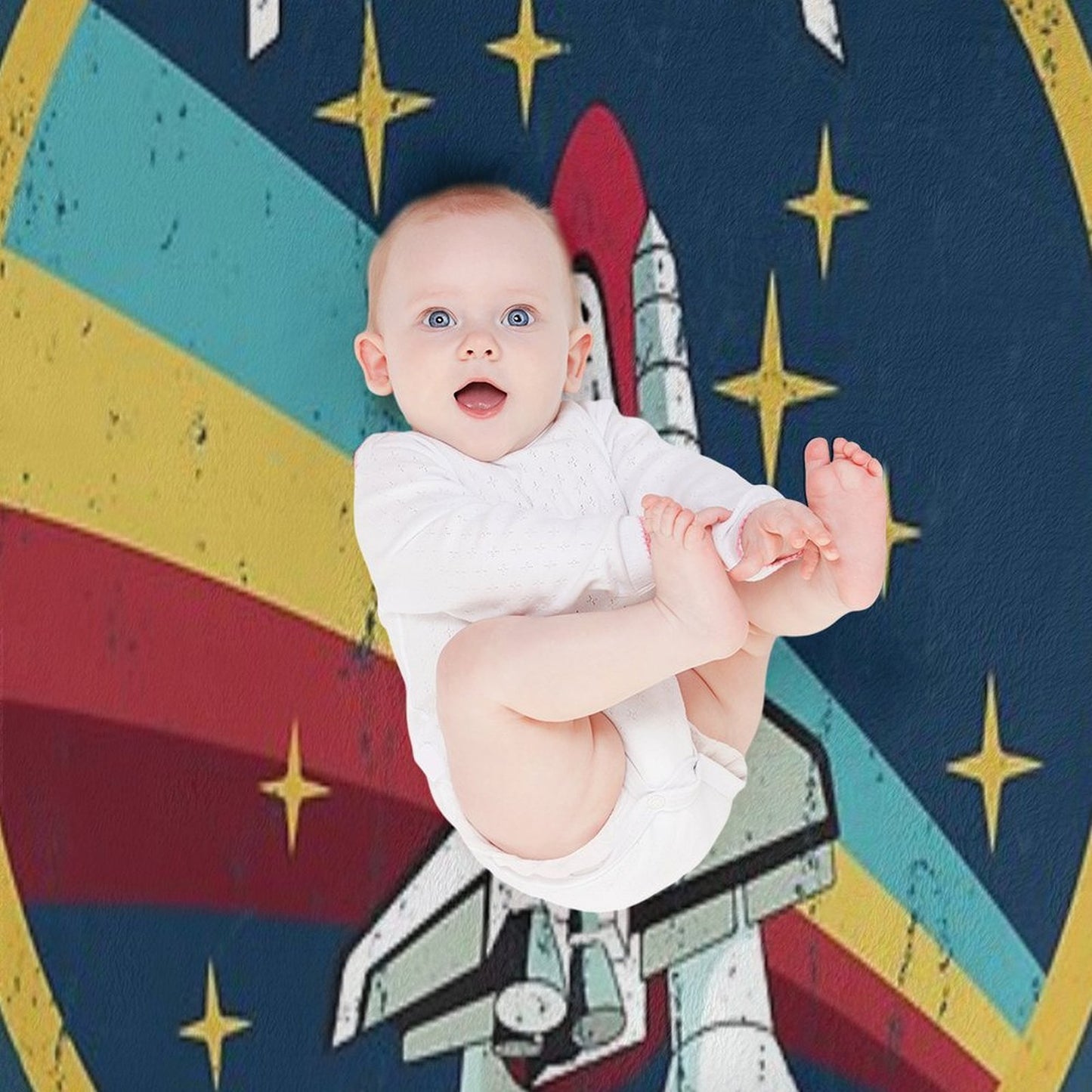 NASA Vintage Emblem All-season Throw Blanket