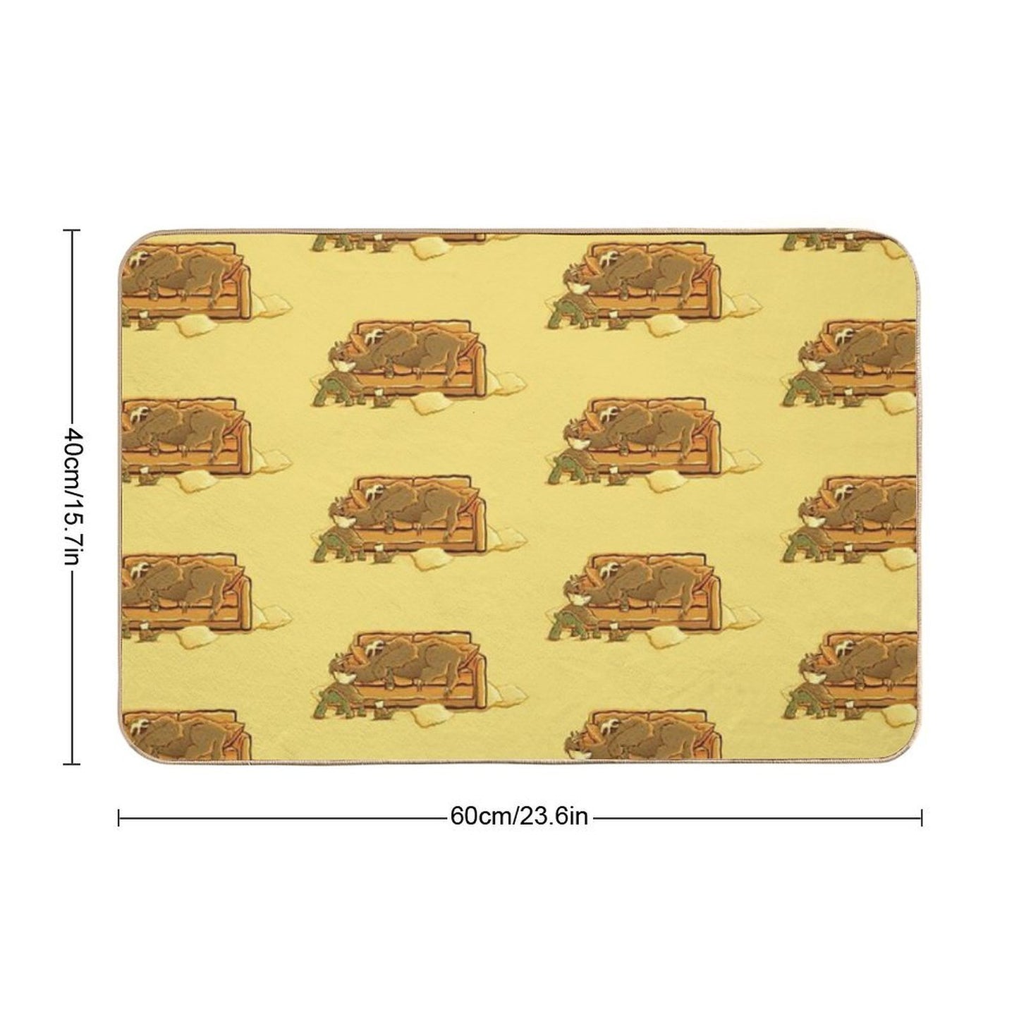 Slow Party  Non-Slip Bath Mat