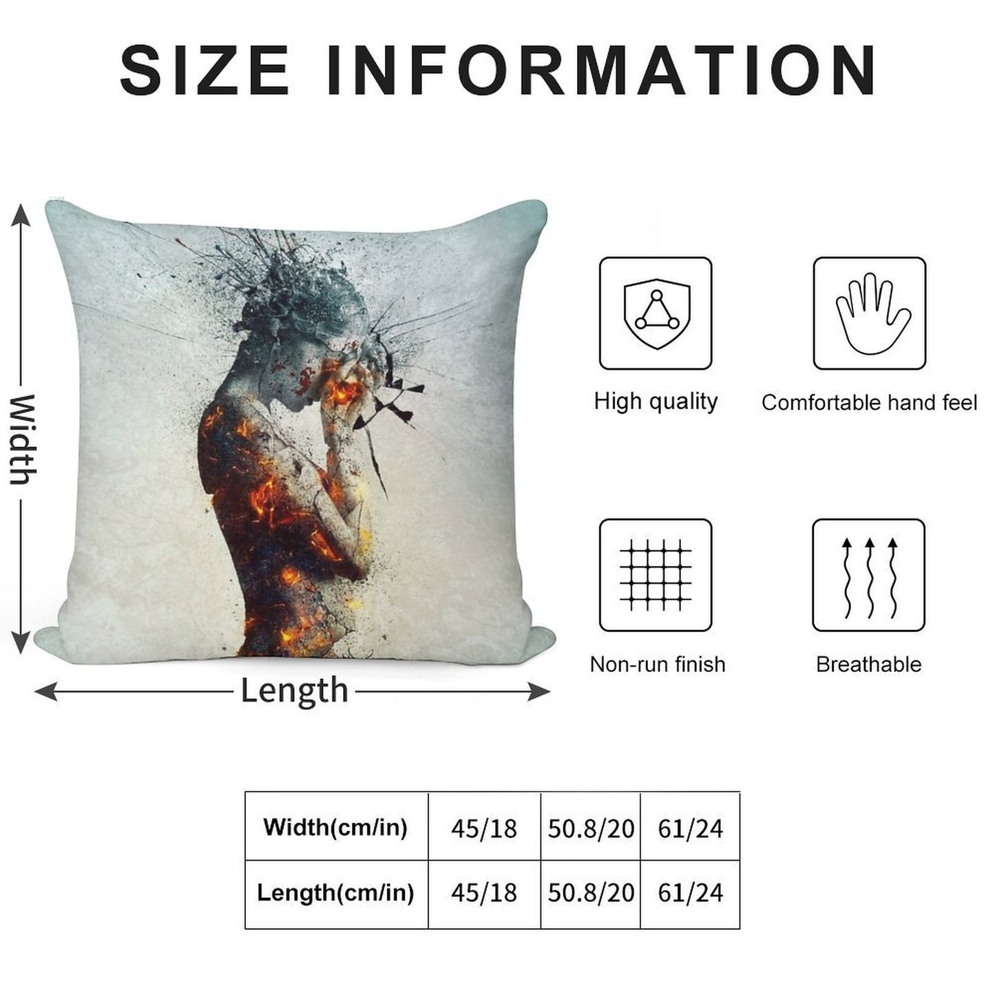 Deliberation Soft Luxury Feel Throw Pillow
