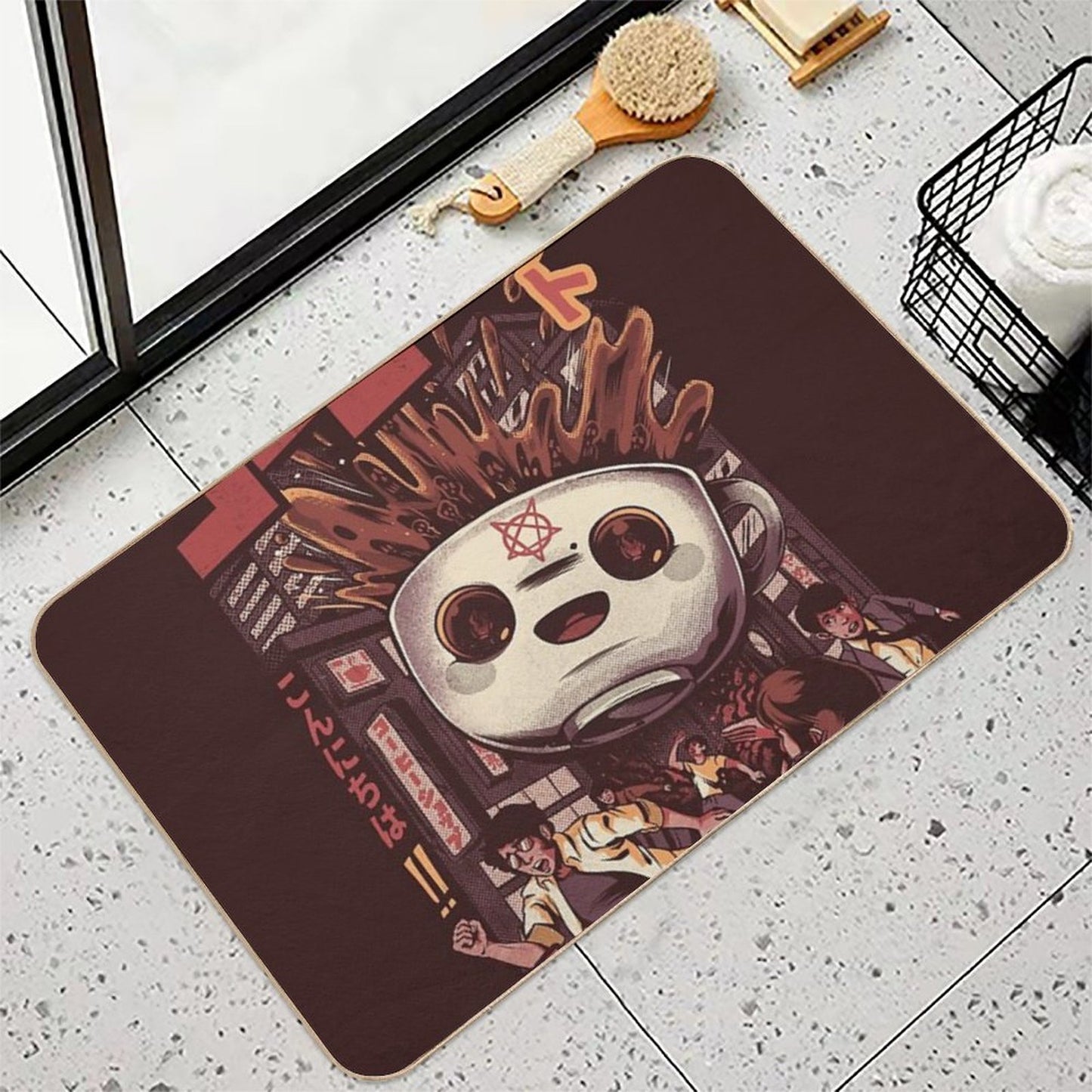 Black Magic Coffee  Stain-Proof Bath Mat