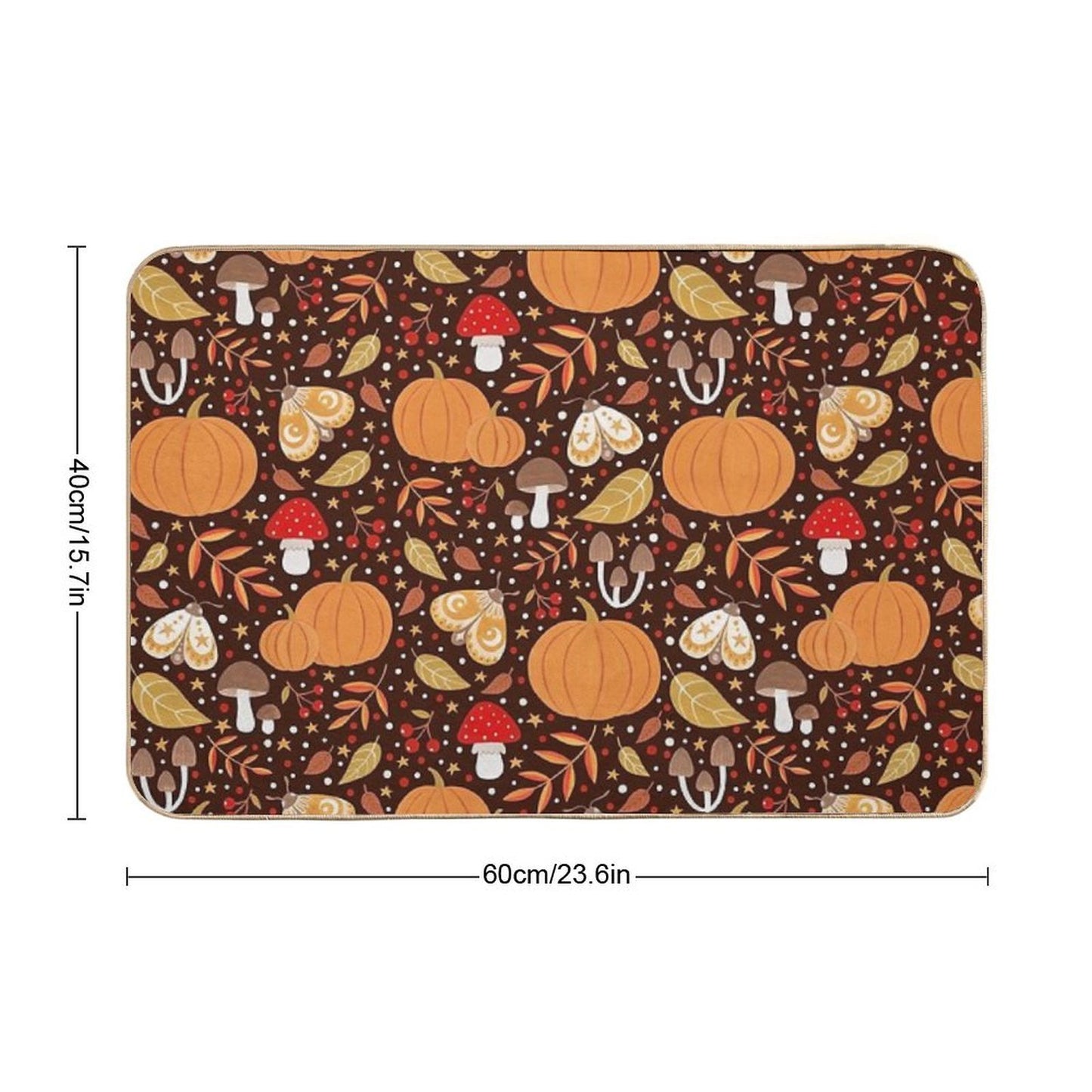 Autumn Elements  Easy To Clean Bath Mat