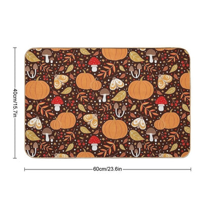 Autumn Elements  Easy To Clean Bath Mat