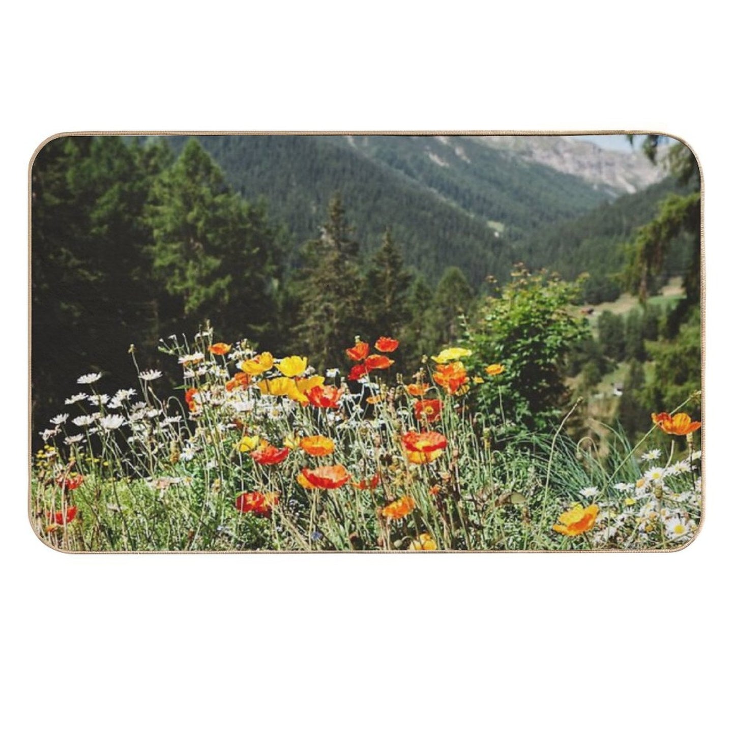 Mountain Garden  Eco-Friendly Bath Mat