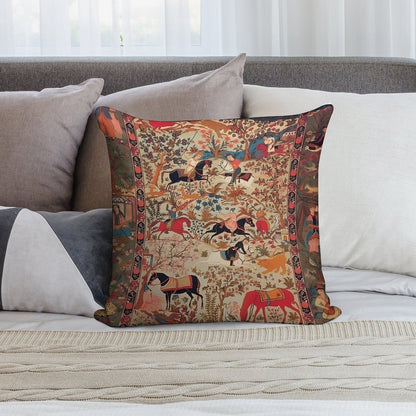 Oriental Rug Soft Anti-Pilling Throw Pillow