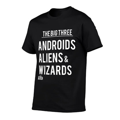 Marvel Falcon Winter Soldier Big 3 Androids Aliens  Wizards  Trendy Pattern T-Shirt