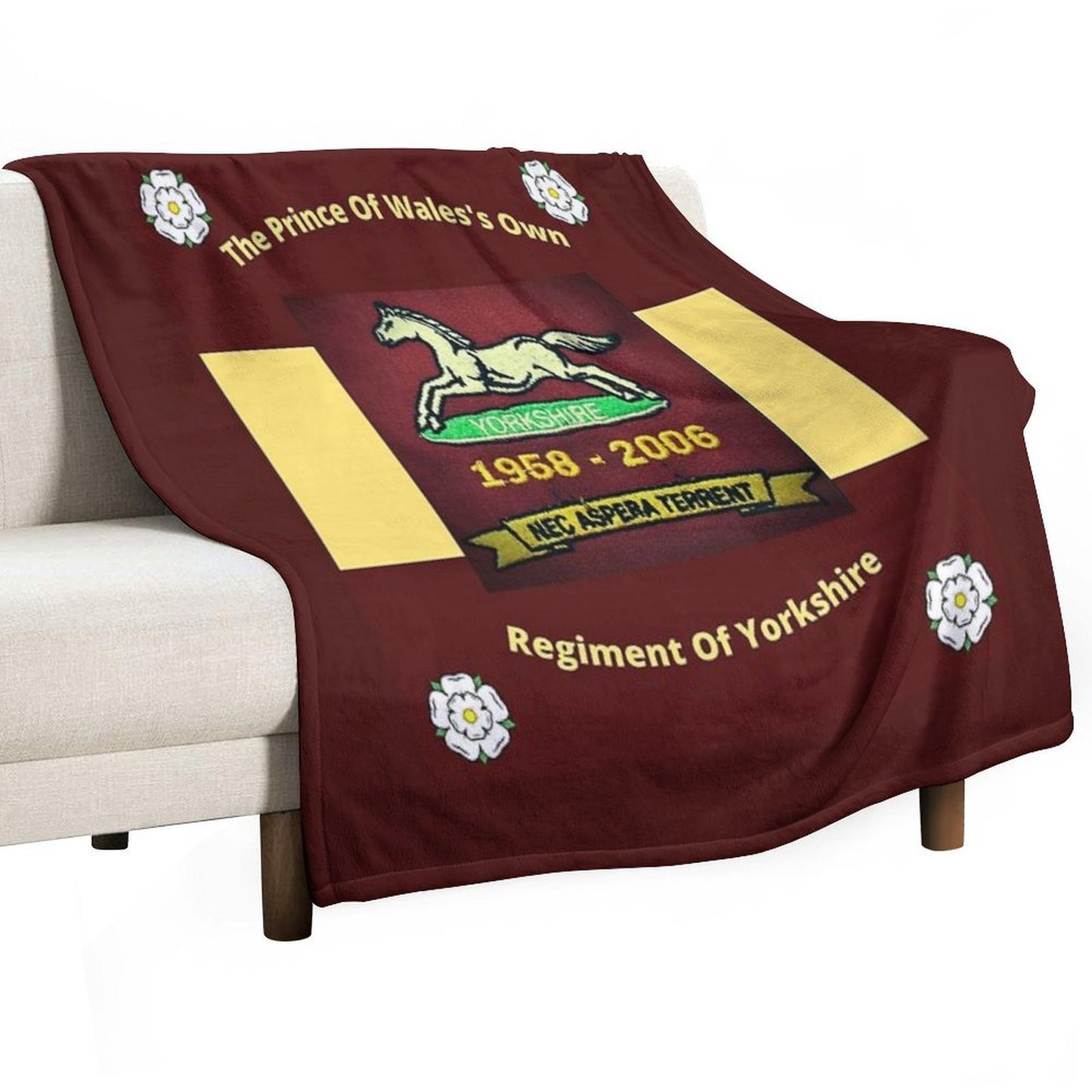 Remembering The Prince Of Wales's Own Regiment Of Yorkshire Gift-ready Throw Blanket