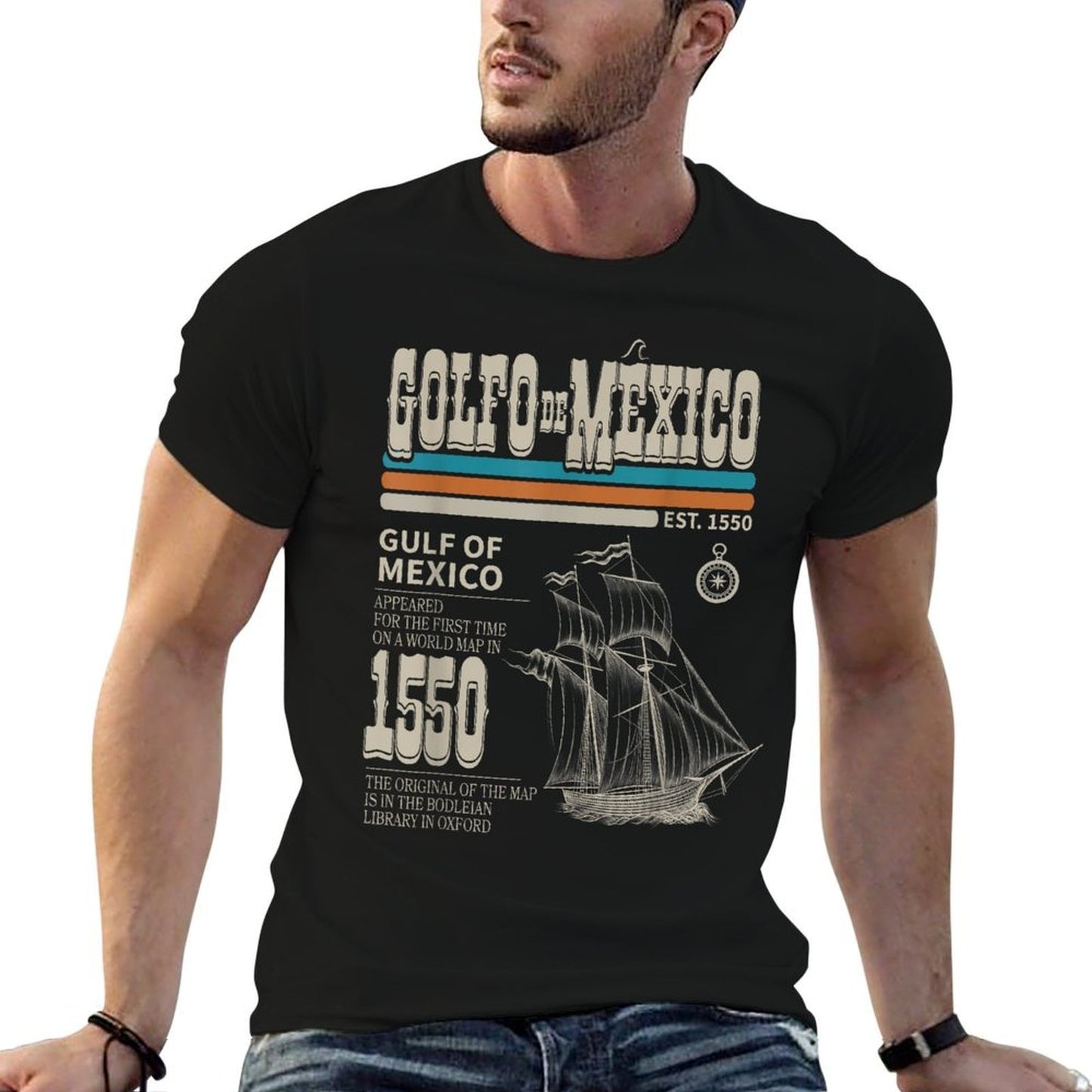 Golfo De México EST 1550 Origin Gulf of Mexico  Affordable Price T-Shirt