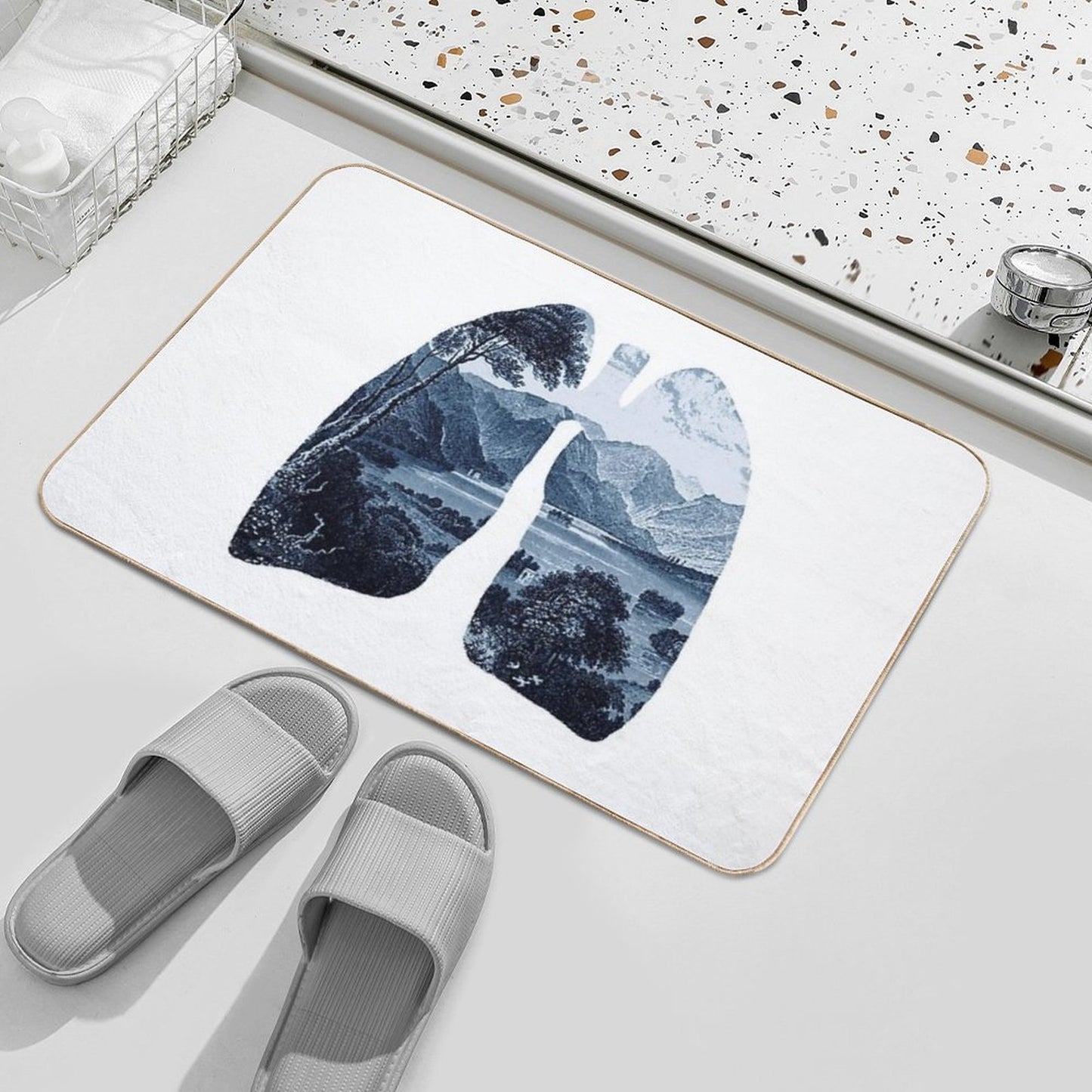 Fresh  Eco-Friendly Bath Mat