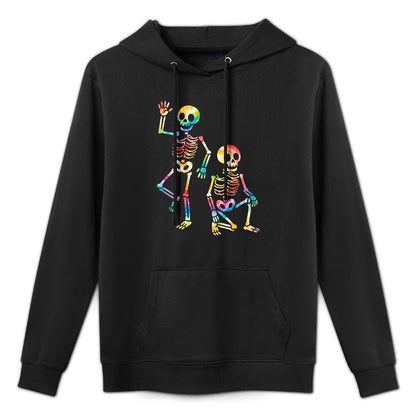 Funny Halloween Trump Skeleton Trump Breathable Fabric Hoodie