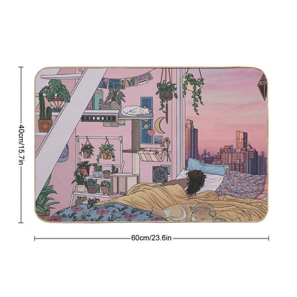 Sweet Dreams  Rapid-Drying Bath Mat