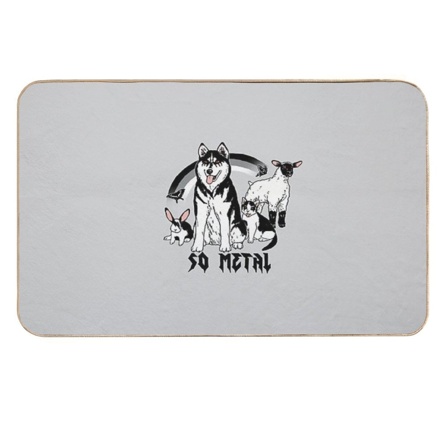Metal Animals  Anti-Trip Bath Mat