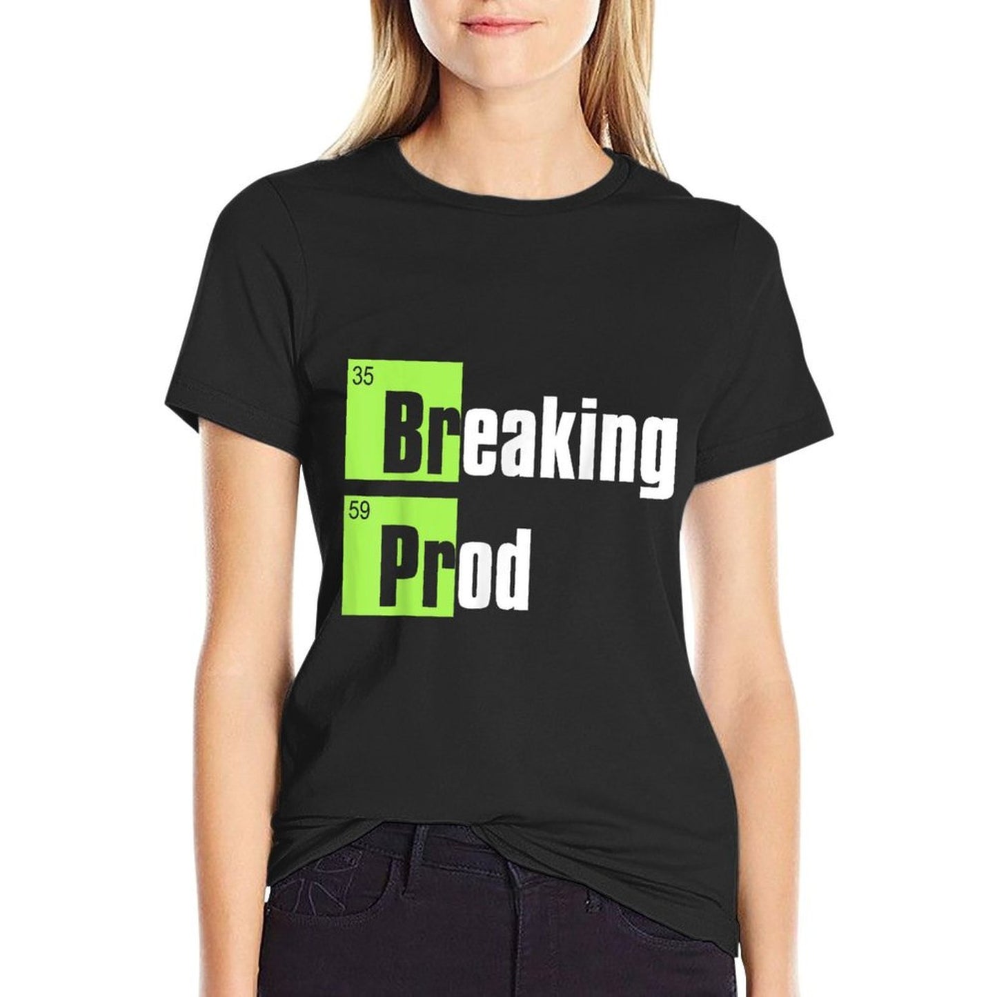 Breaking Prod Meme Funnys  Polyester Blend T-Shirt