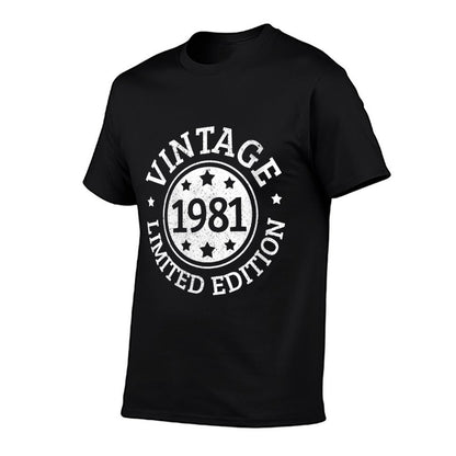 Womens 40th Birthday Gift 40 Years Vintage 1981 Limited Edition  Odor-resistant T-Shirt