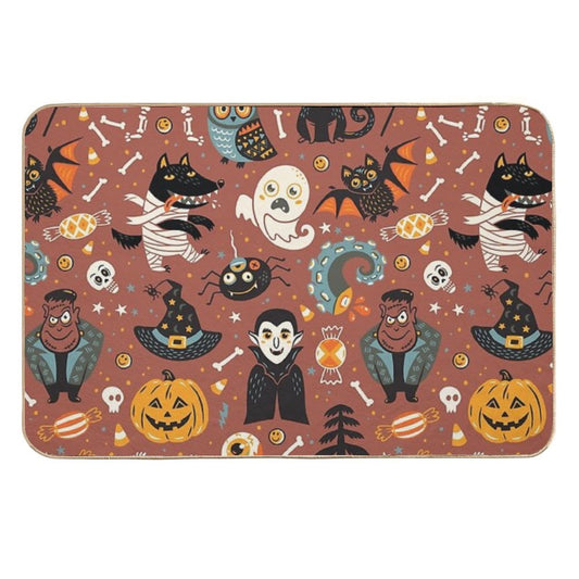 Happy Halloween  Eco-Friendly Bath Mat