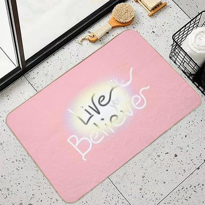 Live Like You Believe  Anti-Trip Bath Mat