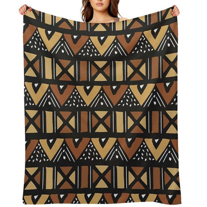 Mud Cloth Mali Compact Throw Blanket