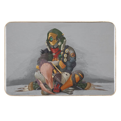 Fl4k And Broodless  High-Traffic Bath Mat