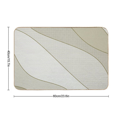 OliveStract  Rapid-Drying Bath Mat