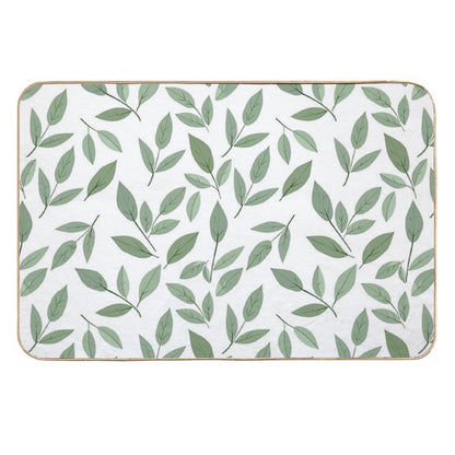 Delicate Foliage  Multi-Purpose Bath Mat