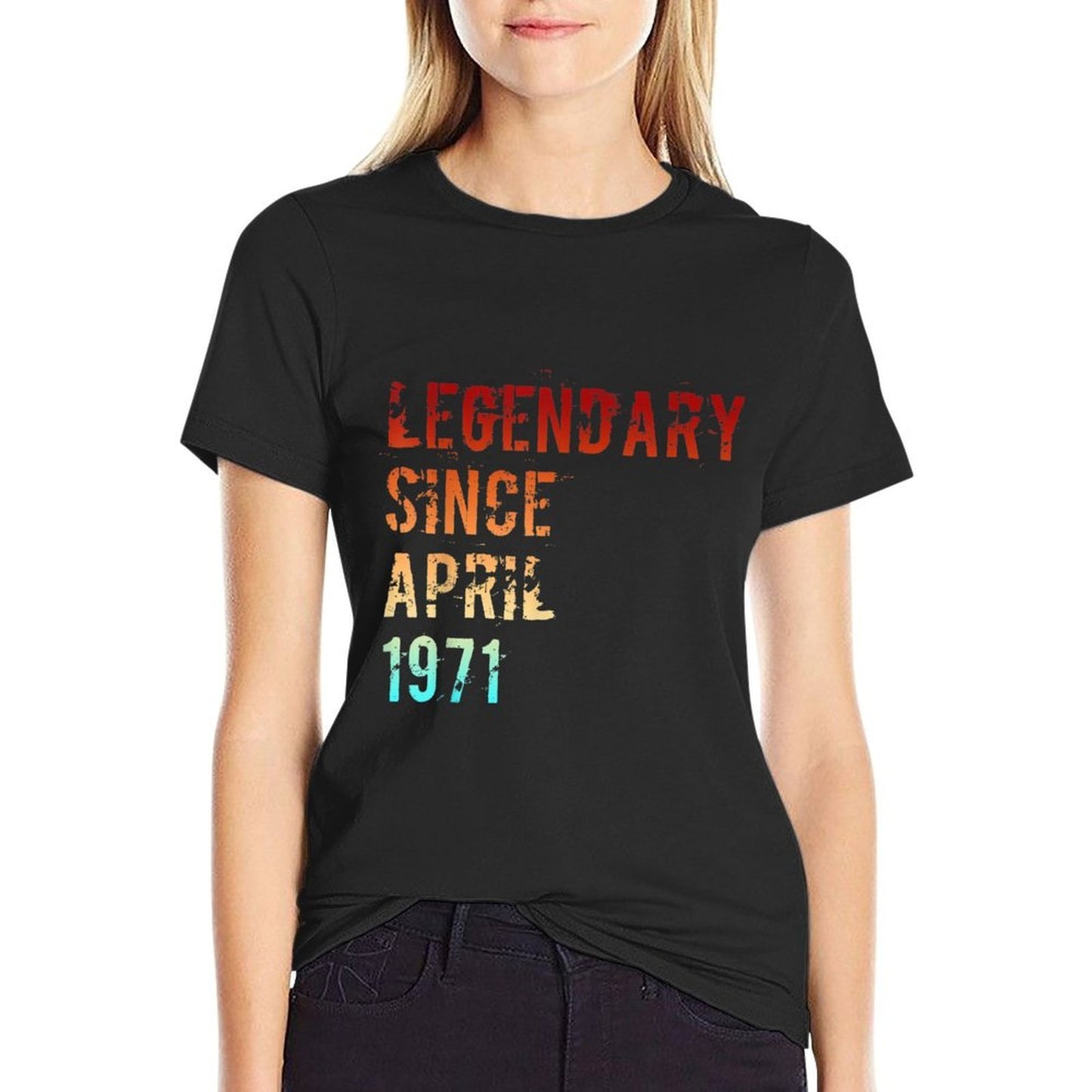 Legendary Since Bday April 1971 50th Birthday  Classic T-Shirt