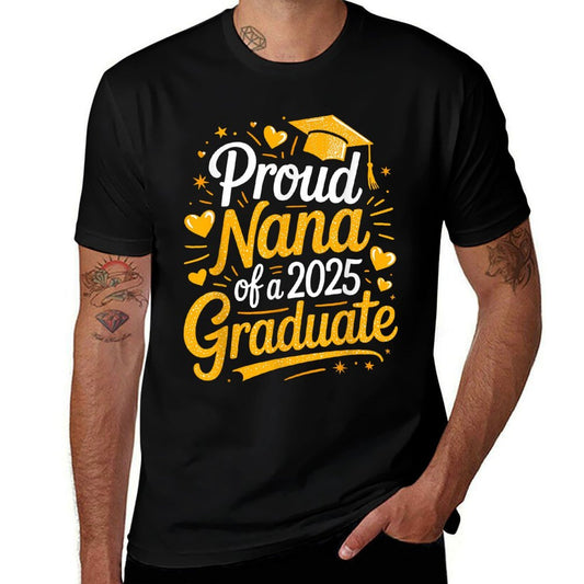 Proud Nana Of A 2025 Graduate  Slim-fit Cut T-Shirt