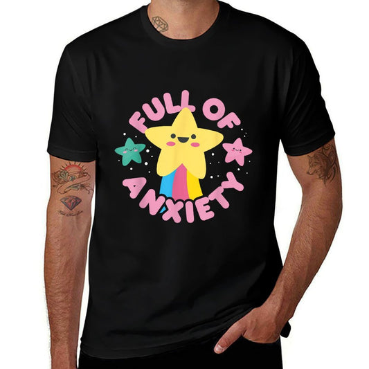 Full of Anxiety Cute Kawaii Kawaii Goth Pastel Goth  Vintage-inspired T-Shirt