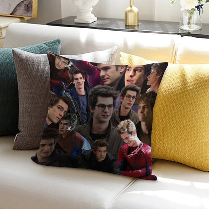 Andrew Spider Garfield Man Soft Durable Construction Throw Pillow