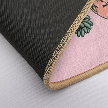 Succulent Heart by Sasa Elebea  Eco-Friendly Bath Mat