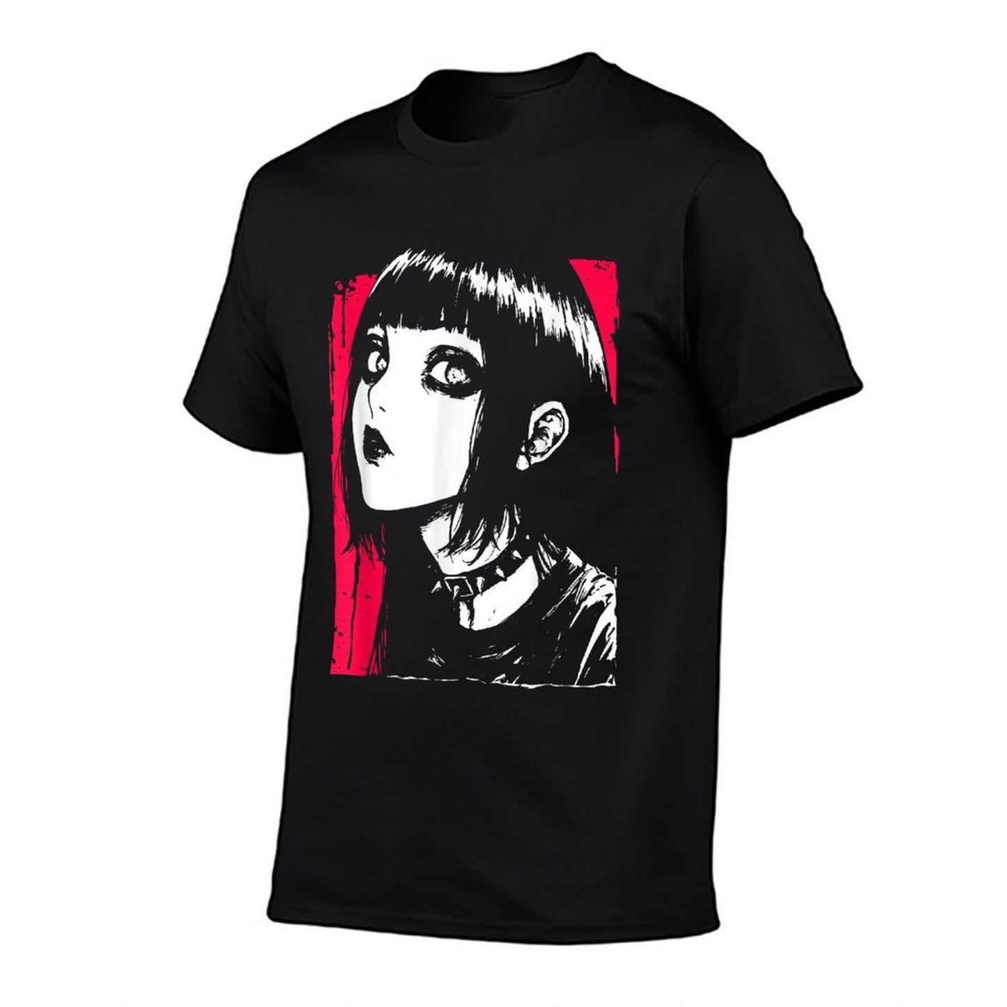 Horror Anime Manga  Japan Japanese Creepy Kawaii Goth Punk  Summer-ready Fabric T-Shirt