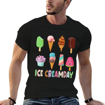 Ice Cream Day Toddler Ice Cream Party Women Men Kids  Graphic-printed T-Shirt