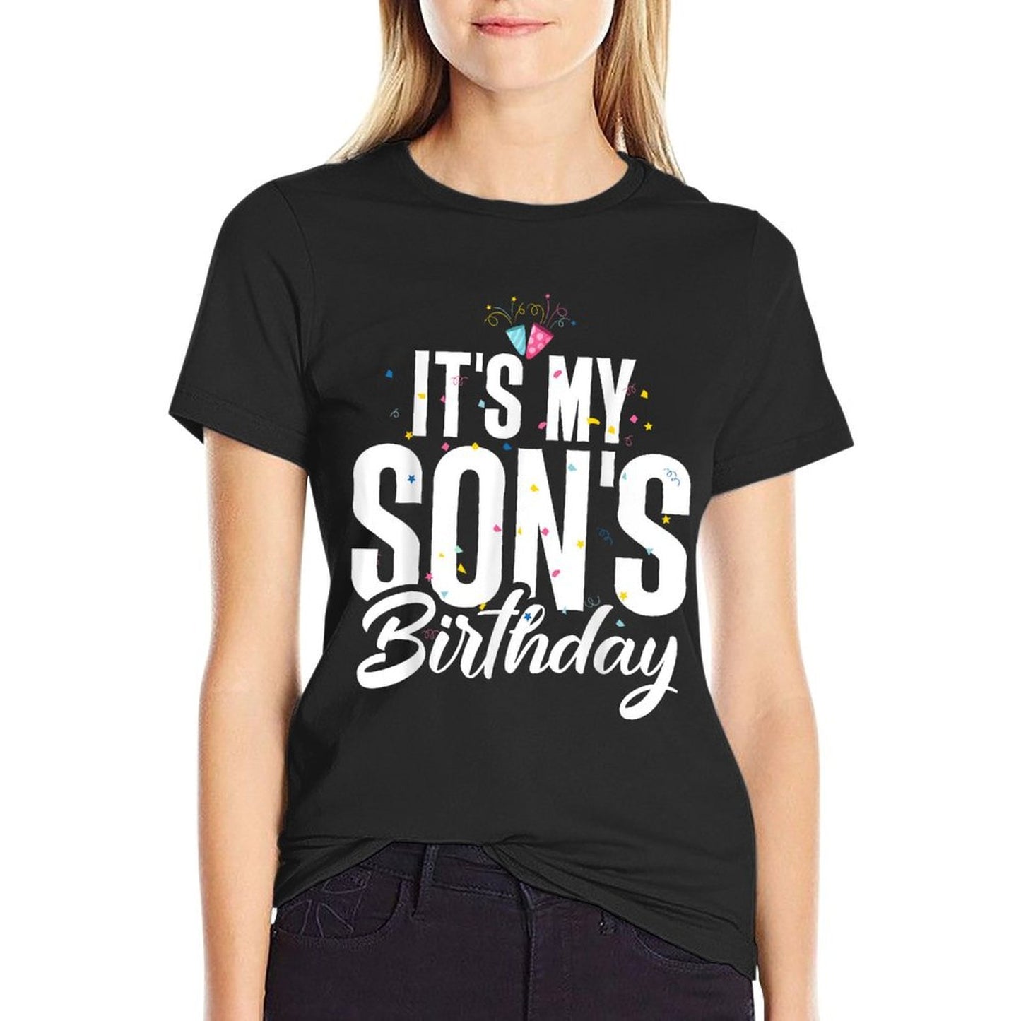 Its My Sons Birthday  Trendy Pattern T-Shirt