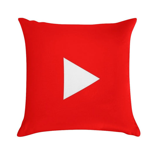 YouTube Pillow Soft Easy Maintenance Throw Pillow