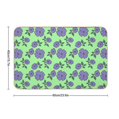 Lilacs Party  Slip-Resistant Bath Mat