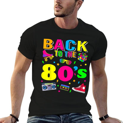 Back To 80&#39;s 1980s Vintage Retro Eighties Costume Party Gift  Classic T-Shirt