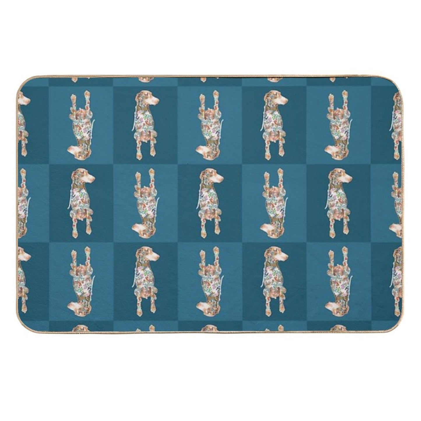 Kingsley Gets Inky  Easy Maintenance Bath Mat