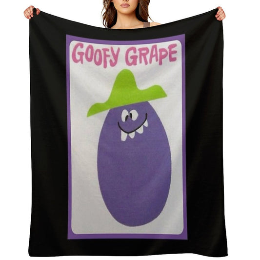 Goofy Grape Multi-functional Throw Blanket