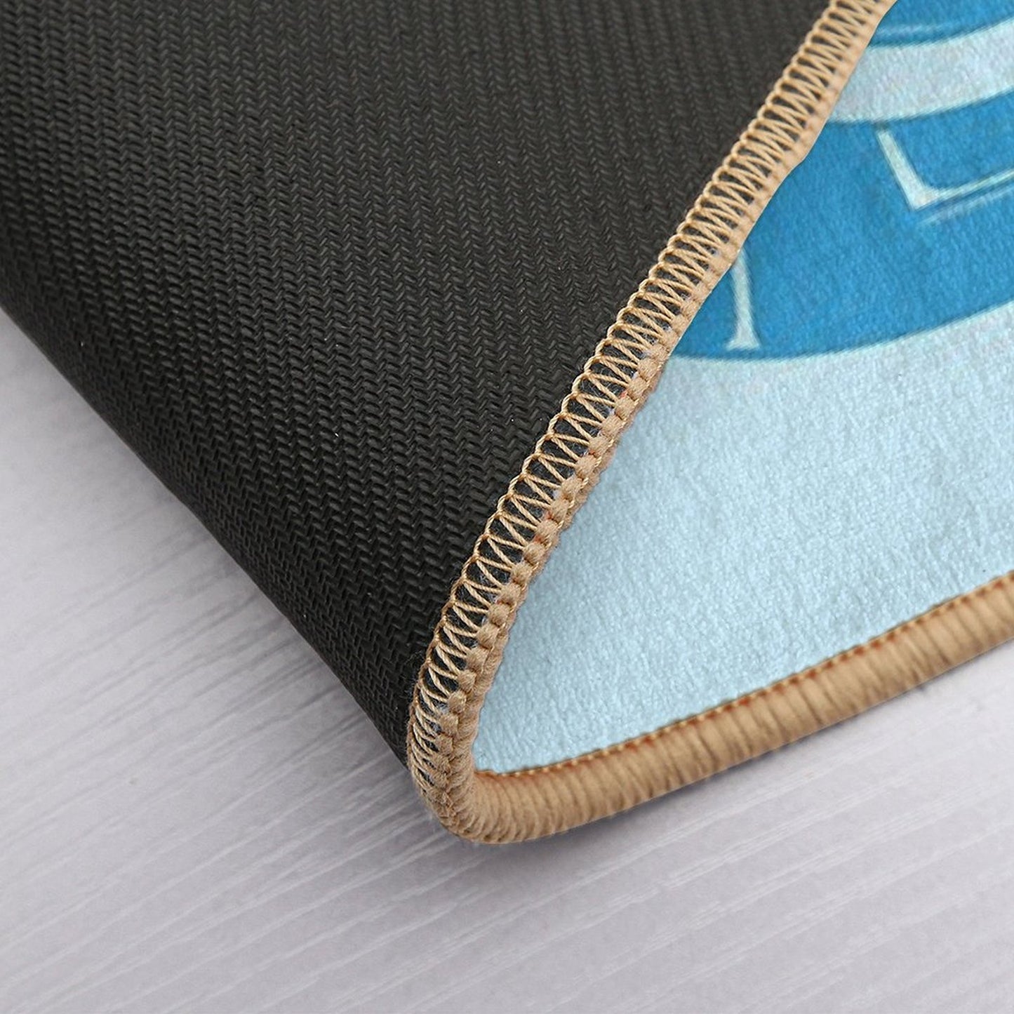 Slime Typography  Slip-Resistant Bath Mat