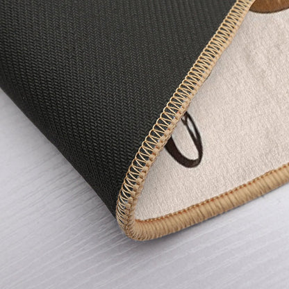 Acoustic And Electric Guitar Pair Durable Bath Mat