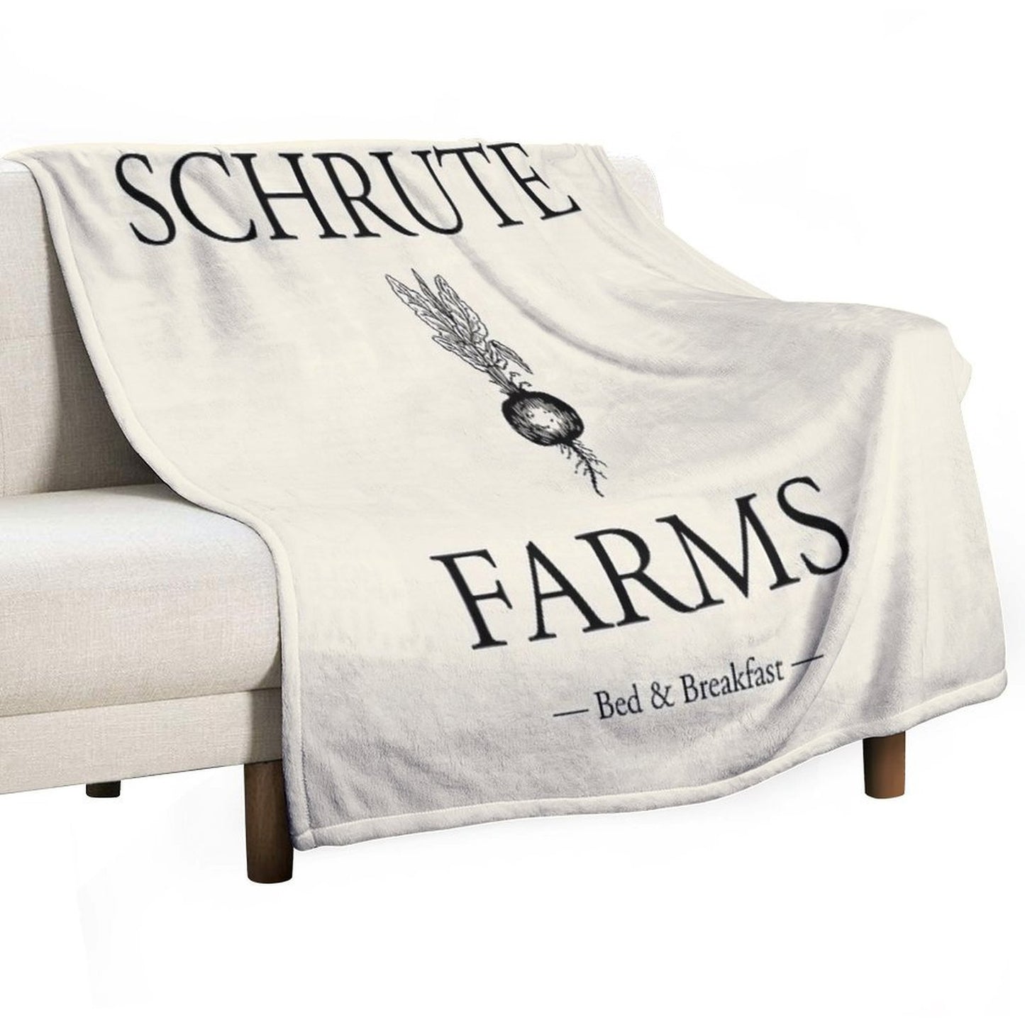 Schrute Farms Travel-friendly Throw Blanket