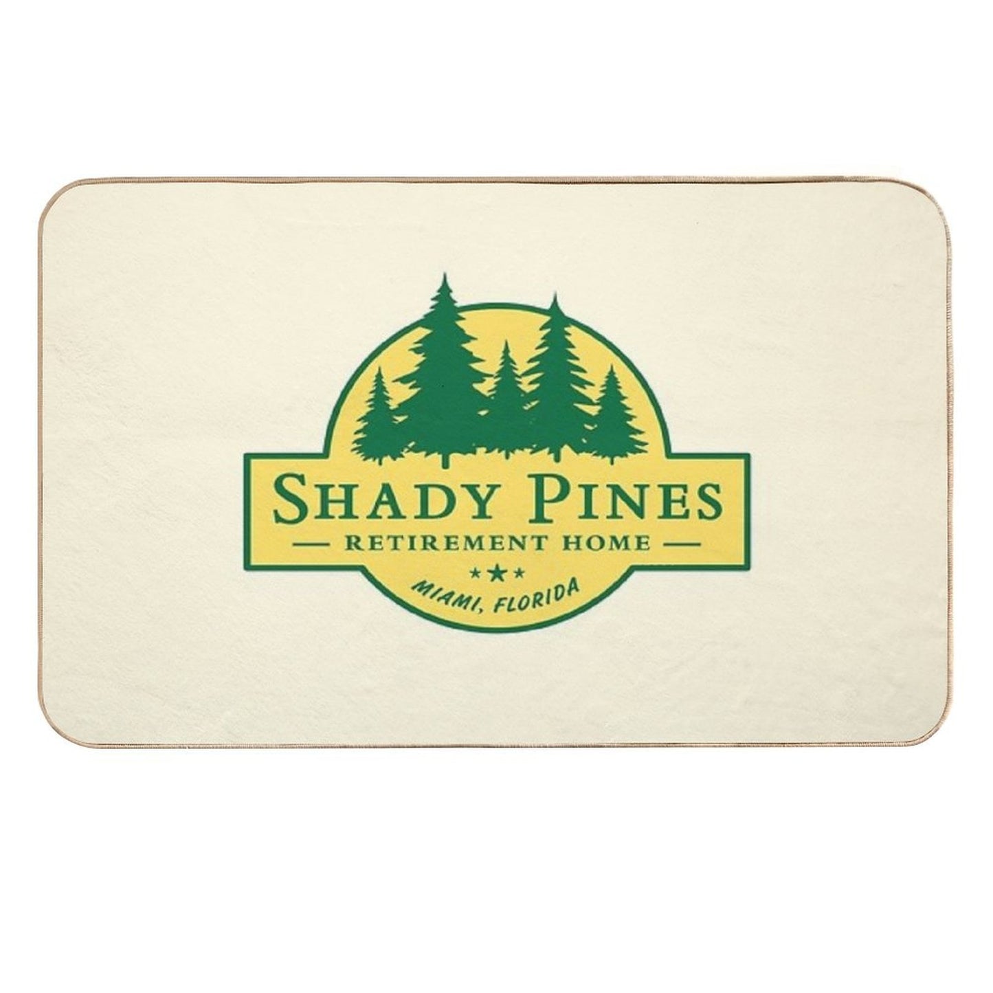 Shady Pines Retirement Home – The Golden Girls  Repositionable Bath Mat