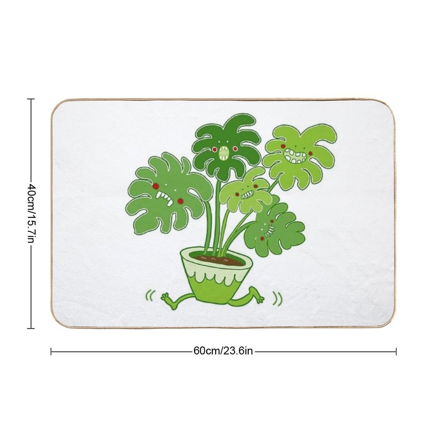 Monstera Monstera Durable Bath Mat