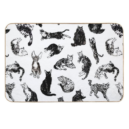 Kitty Kitty, Bang-bang!  Pet-Safe Bath Mat