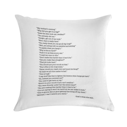 Every That's What She Said From The Office Soft Gift Ready Throw Pillow
