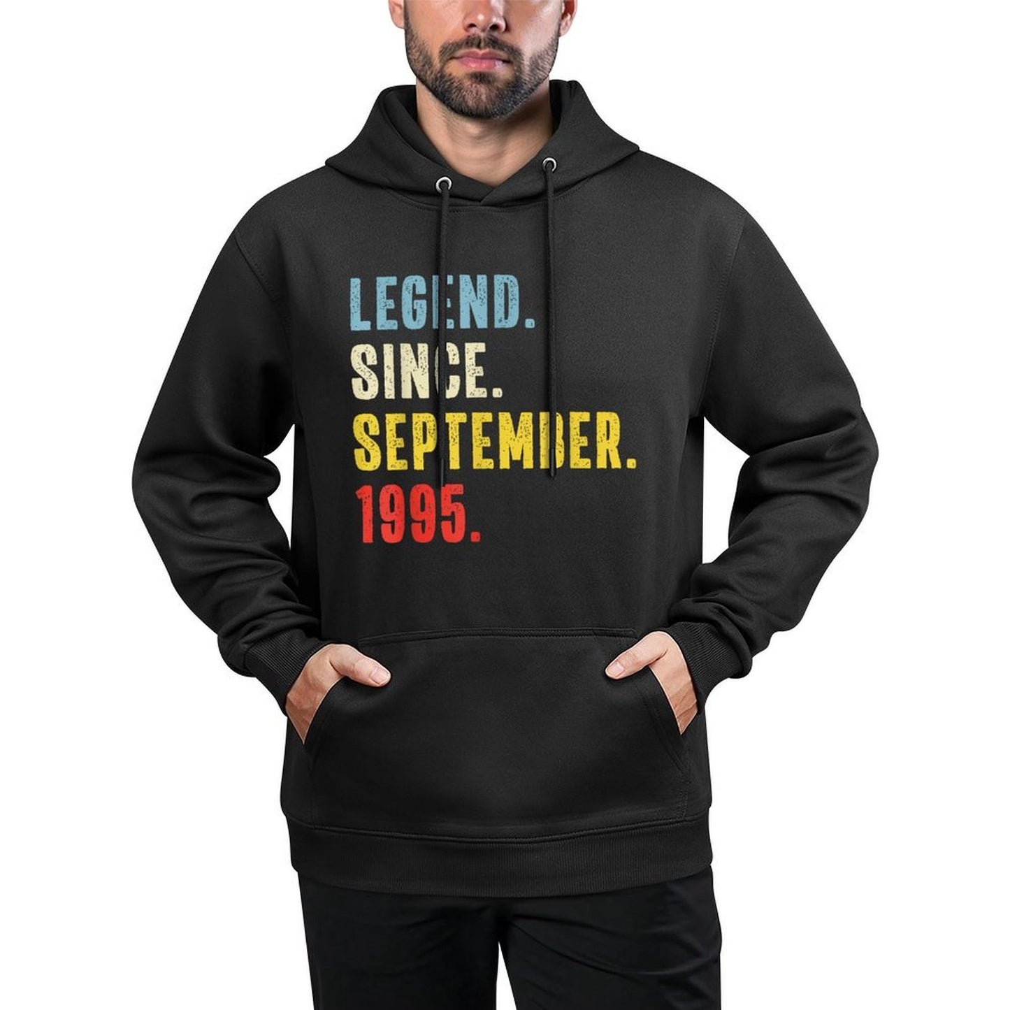 30 Year Old Legend Since September 1995 Retro 30th Birthday Pilling-Resistant Hoodie