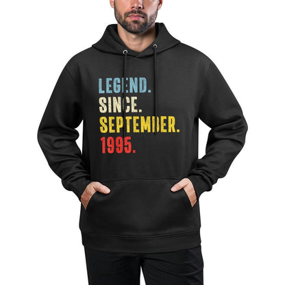 30 Year Old Legend Since September 1995 Retro 30th Birthday Pilling-Resistant Hoodie