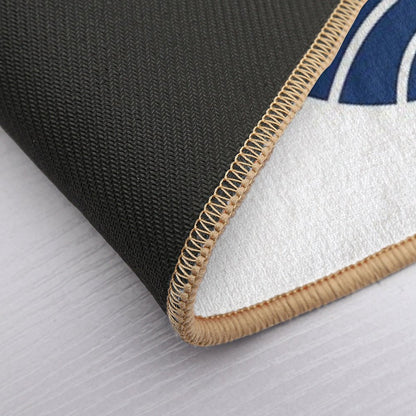 Pan Am Mid 1950s Globe Inverted  Rapid-Drying Bath Mat