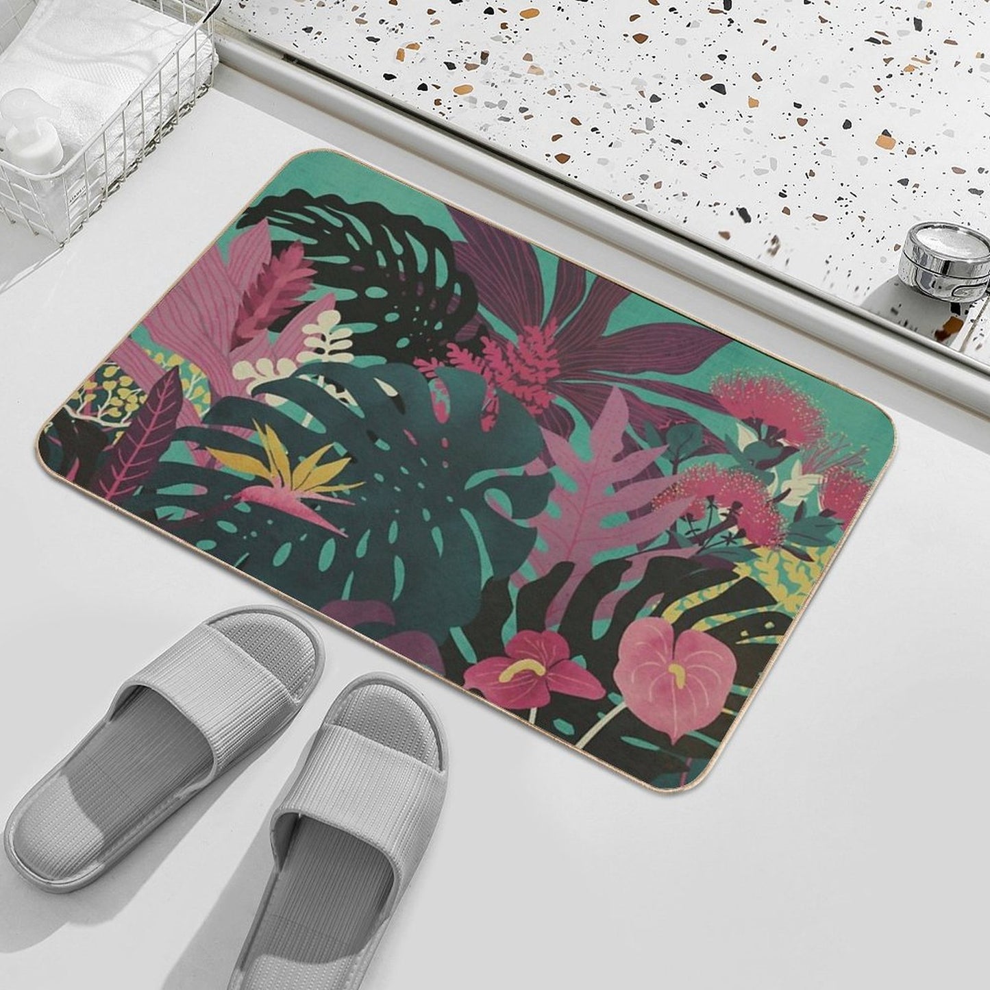 Tropical Tendencies  High-Traffic Bath Mat