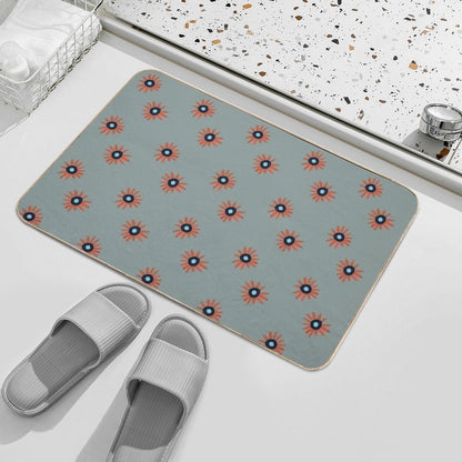 Stroke Blooms  Multi-Purpose Bath Mat